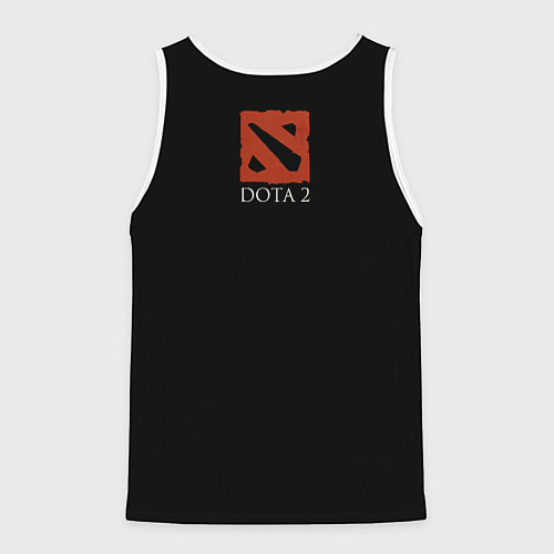 Мужская майка без рукавов Jakiro дота 2 / 3D-Белый – фото 2