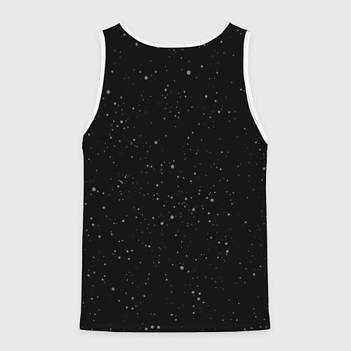 Мужская майка без рукавов Рокер Дед Мороз / 3D-Белый – фото 2