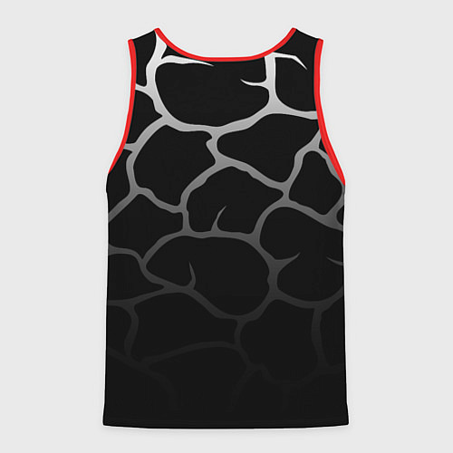 Мужская майка без рукавов DOTA2 земля / 3D-Красный – фото 2