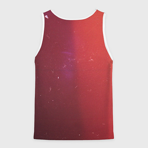 Мужская майка без рукавов Макан - певец / 3D-Белый – фото 2