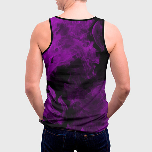 Мужская майка без рукавов Farcry neon fire / 3D-Черный – фото 4