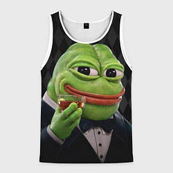 Майка-безрукавка мужская Pepe - its my dudes, цвет: 3D-белый