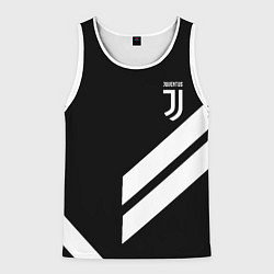 Майка-безрукавка мужская Juventus line white, цвет: 3D-белый