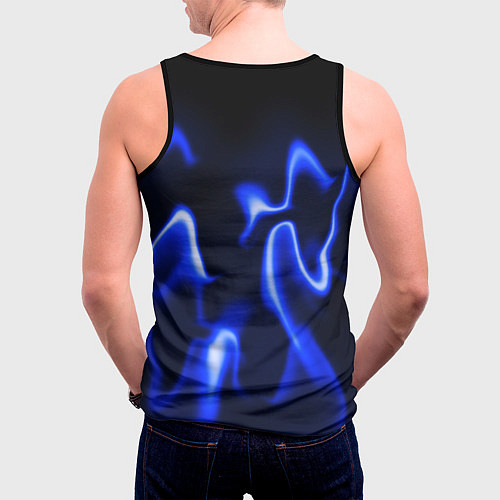 Мужская майка без рукавов Silenthill тень призрака / 3D-Черный – фото 4