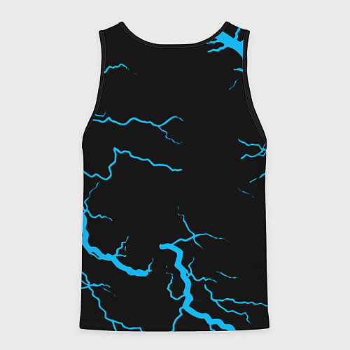 Мужская майка без рукавов God of War storm / 3D-Черный – фото 2