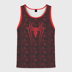 Майка-безрукавка мужская Spider-Man logo, цвет: 3D-красный