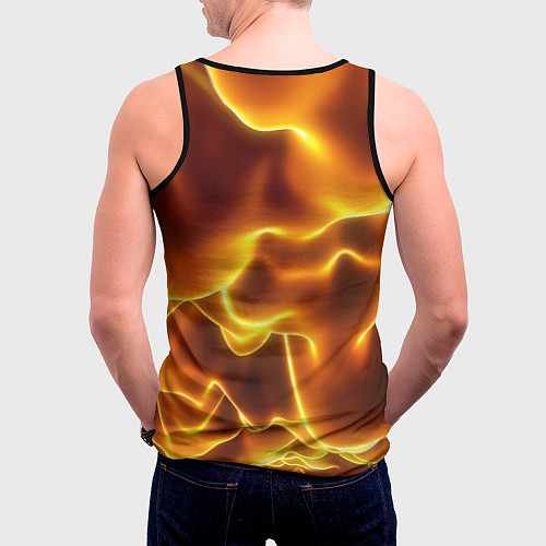 Мужская майка без рукавов Doom грозовой стиль марса / 3D-Черный – фото 4