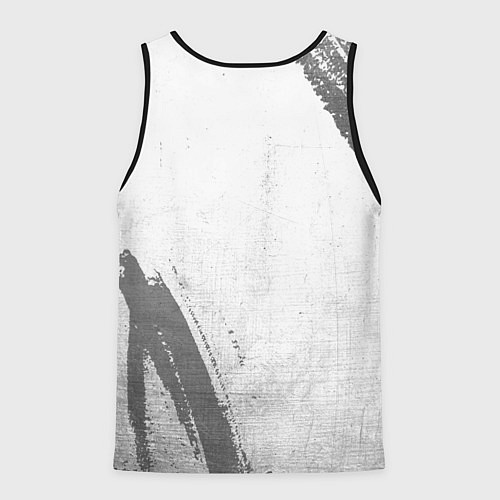 Мужская майка без рукавов Arsenal - white gradient вертикально / 3D-Черный – фото 2