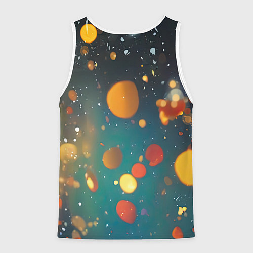 Мужская майка без рукавов Джокер с шампанским - новый год / 3D-Белый – фото 2