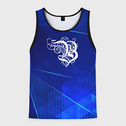 Майка-безрукавка мужская Burzum blue poly, цвет: 3D-черный