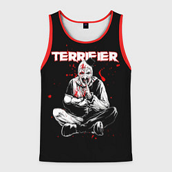 Майка-безрукавка мужская Terrifier clown Art, цвет: 3D-красный