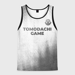Мужская майка без рукавов Tomodachi Game - white gradient посередине