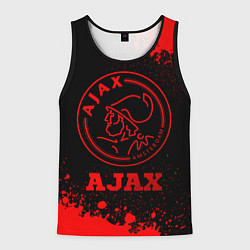 Мужская майка без рукавов Ajax - red gradient