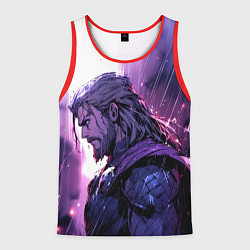 Майка-безрукавка мужская Thor - Neon rain, цвет: 3D-красный