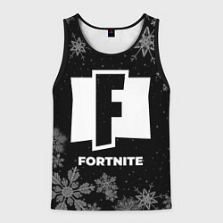 Мужская майка без рукавов Снежный Fortnite