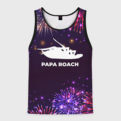 Мужская майка без рукавов Праздничный Papa Roach