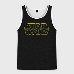 Майка-безрукавка мужская Logo - Star Wars, цвет: 3D-белый