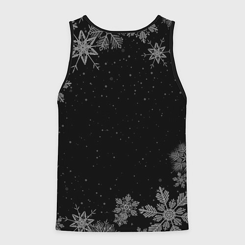 Мужская майка без рукавов Снежный Three Days Grace / 3D-Черный – фото 2