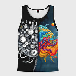 Мужская майка без рукавов Креативный мозг