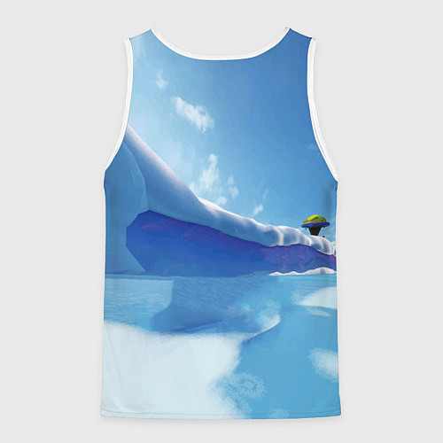 Мужская майка без рукавов Blaze the cat - team Sonic racing / 3D-Белый – фото 2