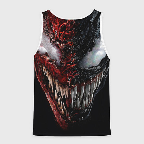 Мужская майка без рукавов Веном и Карнаж / 3D-Белый – фото 2