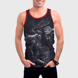 Майка-безрукавка мужская Рыцарь без страха и упрека, цвет: 3D-красный — фото 2