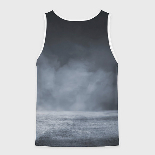 Мужская майка без рукавов Итальянский суперкар Lambo Aventador / 3D-Белый – фото 2