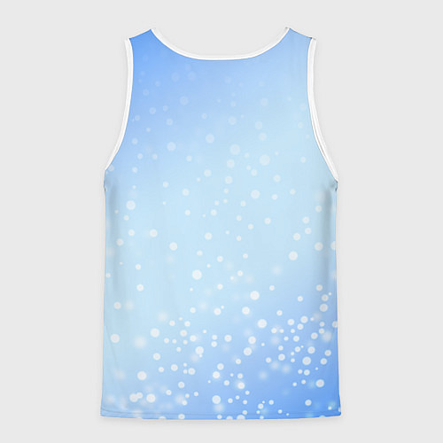 Мужская майка без рукавов Змеи к нам приходят 2025 / 3D-Белый – фото 2