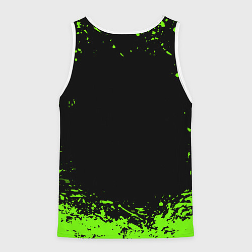 Мужская майка без рукавов Quake кислотные краски / 3D-Белый – фото 2