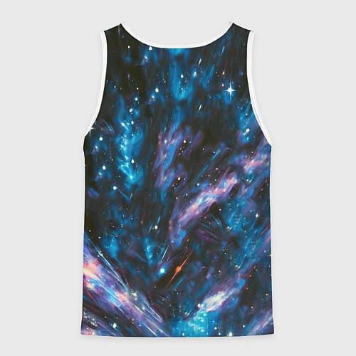 Мужская майка без рукавов Бейсболист с мячом / 3D-Белый – фото 2