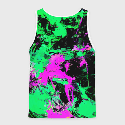 Мужская майка без рукавов Counter Strike - neon revolution / 3D-Белый – фото 2