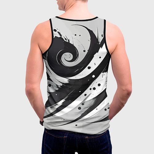 Мужская майка без рукавов Rick-Venom and Morty - meme / 3D-Черный – фото 4