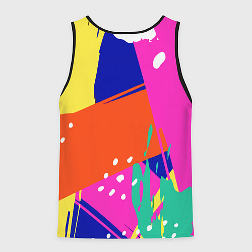 Мужская майка без рукавов Rick-Venom and Morty - rock group / 3D-Черный – фото 2