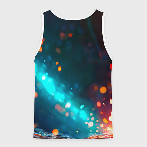 Мужская майка без рукавов Аистенок / 3D-Белый – фото 2