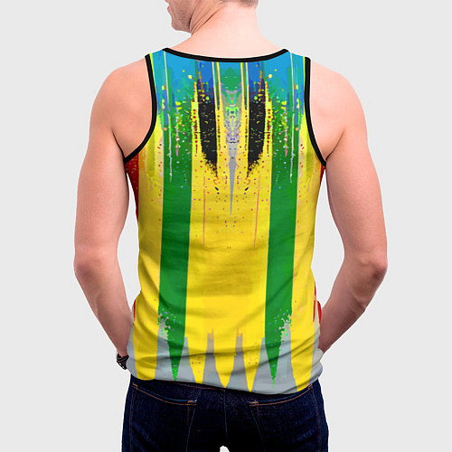 Мужская майка без рукавов We are Venom - Morty and Rick fantasy / 3D-Черный – фото 4