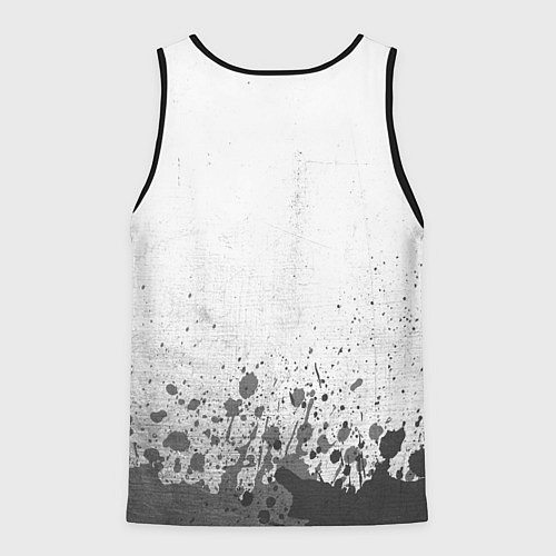Мужская майка без рукавов Aston Villa - white gradient посередине / 3D-Черный – фото 2