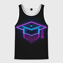 Мужская майка без рукавов Неоновый магистр