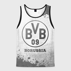 Майка-безрукавка мужская Borussia - white gradient, цвет: 3D-черный