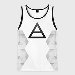 Мужская майка без рукавов Thirty Seconds to Mars white poly