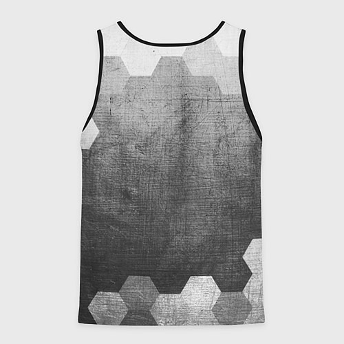 Мужская майка без рукавов The Last Of Us - grey gradient / 3D-Черный – фото 2