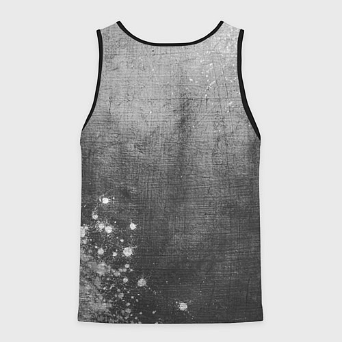 Мужская майка без рукавов Papa Roach - grey gradient вертикально / 3D-Черный – фото 2