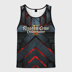 Майка-безрукавка мужская Kingdom Come Deliverance 2 каменные плиты, цвет: 3D-черный