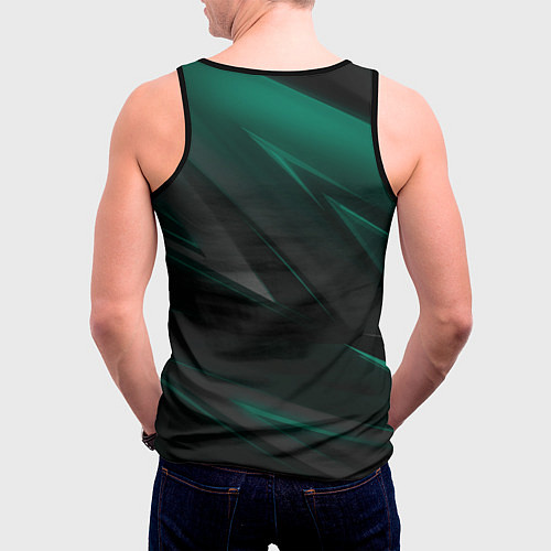 Мужская майка без рукавов Kingdom Come Deliverance 2 green black / 3D-Черный – фото 4