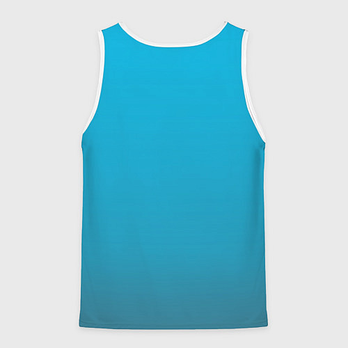 Мужская майка без рукавов Mortal Kombat - Sub-Zero / 3D-Белый – фото 2