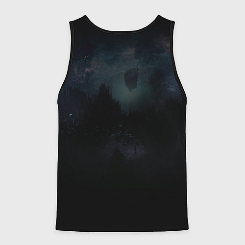 Мужская майка без рукавов Mortal Kombat - Скорпион / 3D-Черный – фото 2