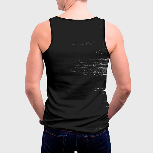 Мужская майка без рукавов Слипкнот кори / 3D-Черный – фото 4