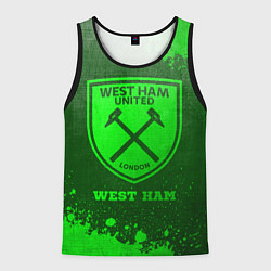 Мужская майка без рукавов West Ham - green gradient