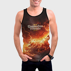 Майка-безрукавка мужская Kingdom Come Deliverance 2 logo, цвет: 3D-черный — фото 2