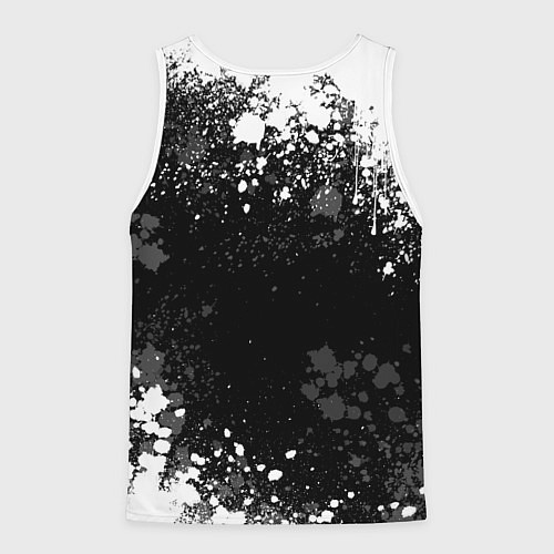 Мужская майка без рукавов Kingdom come 2 - белые брызги / 3D-Белый – фото 2