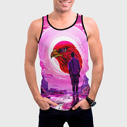 Майка-безрукавка мужская Город Атланта Хокс, цвет: 3D-черный — фото 2